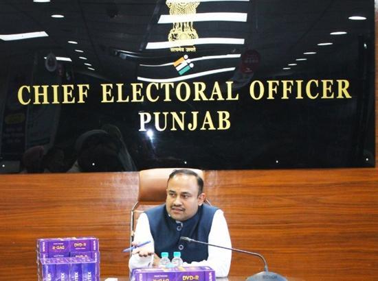 Punjab CEO Sibin C releases election program