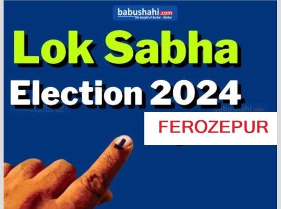 16,54,859 voters to elect MP for Ferozepur Lok Sabha-2024 constituency