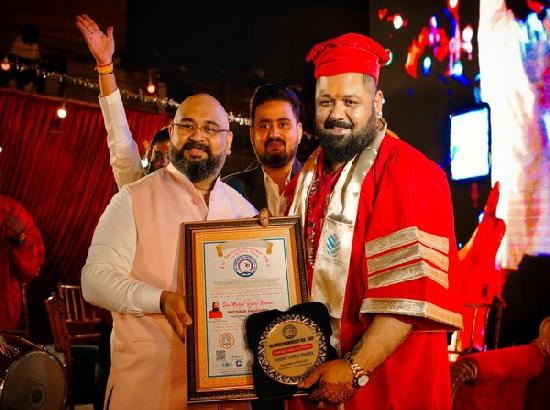 Powerlifter Gaurav Sharma receives honorary doctorate by US varsity for sporting excellence