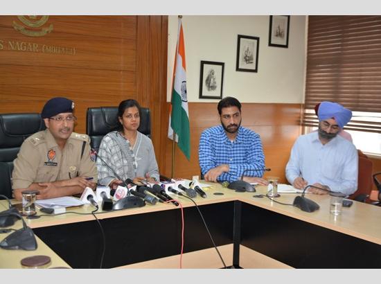 Mohali Admin Committed to free, fair, and transparent elections in the district, says DC 