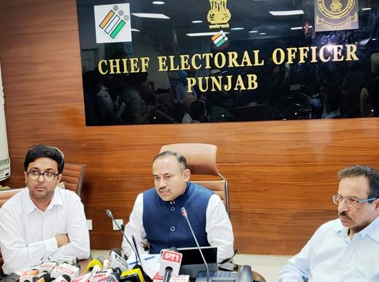 15,653 posters, 7,511 banners removed across Punjab after implementation of MCC: CEO Sibin C 