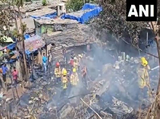 Fire breaks out in slum area of Navi Mumbai