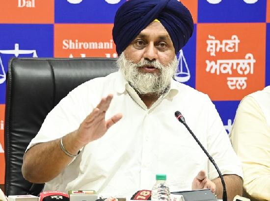 Sukhbir Badal cancels Punjab Bachao Yatra programmes for one day in solidarity with farmers