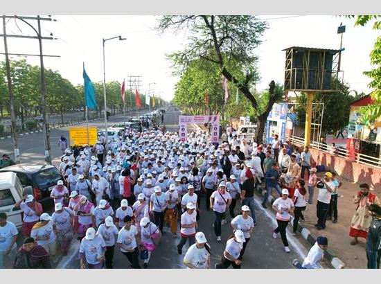 Mohali: Administration organizes women's marathon as part of voter awareness program