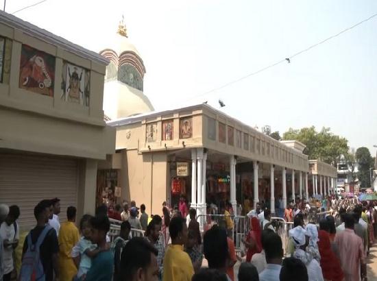 Kolkata: Devotees throng Kalighat Temple on Bengali New Year's Day