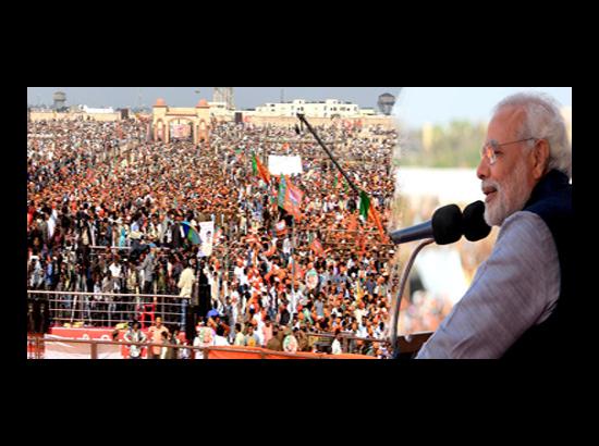 Modi’s Lucknow Rally: Higher The Stakes, Larger The Crowd 