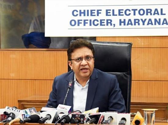 Candidates can bring maximum 4 people with them while filing nomination papers-Haryana CEO