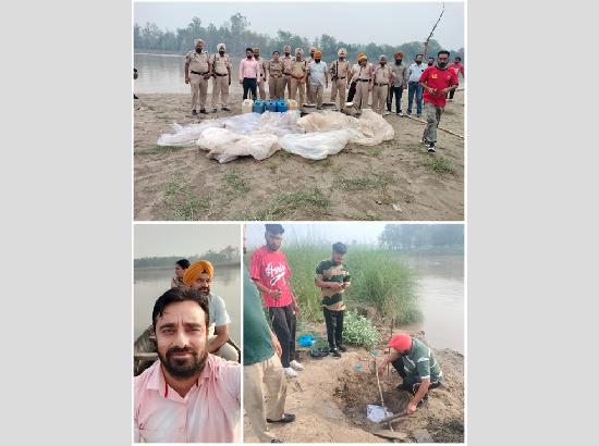 Excise dept and Police recovers 4500 kgs 'Lahan', illegal liquor in Gurdaspur