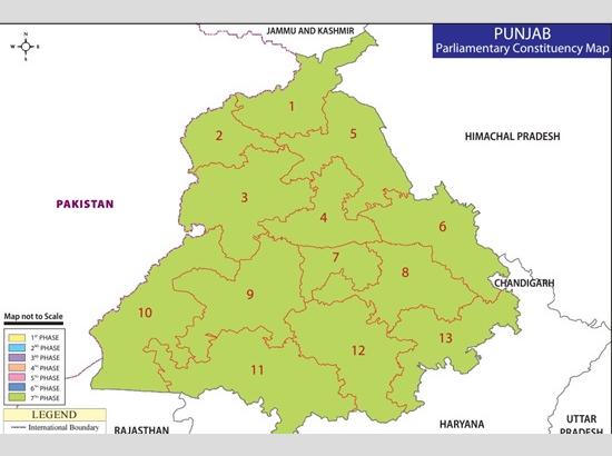 Voting in Punjab, Chandigarh on June 1
