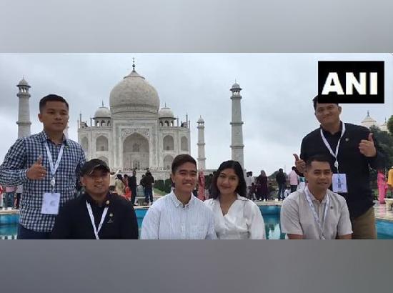 Indonesian President's son visits Taj Mahal in Agra as India hosts G20; Watch Video 