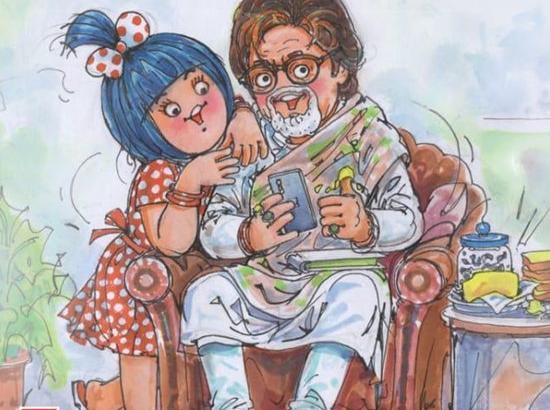 BigB thanks Amul for dedicating 'AB beats C' doodle after his COVID-19 recovery