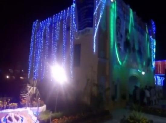 Nankana Sahib in Pakistan illuminated ahead of Guru Nanak Dev's 550th birth anniversary

