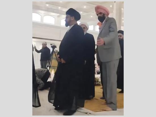 Iran’s representative pays homage to Parduman Singh Chandhok who played major role in establishment of Gurdwara Sahibs in Iran