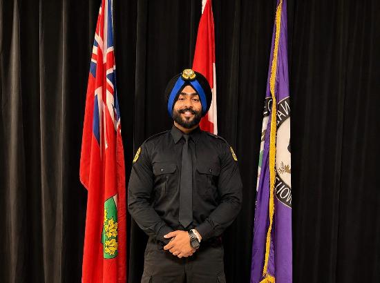 Ontario: Sikh youth joins as Correctional Officer in Ministry of Solicitor General