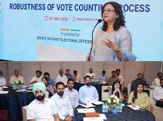 CEO Punjab organized a workshop focusing on enhancing the robustness of the vote counting process