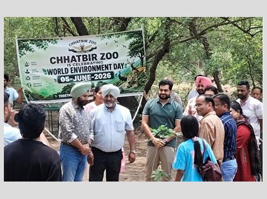 Chhatbir Zoo Marks World Environment Day with Massive Public Plantation Campaign