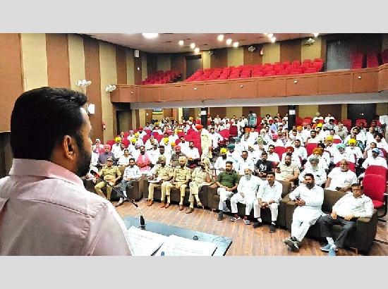 Inderjit Singh Mann Chairs Review Meeting Under 