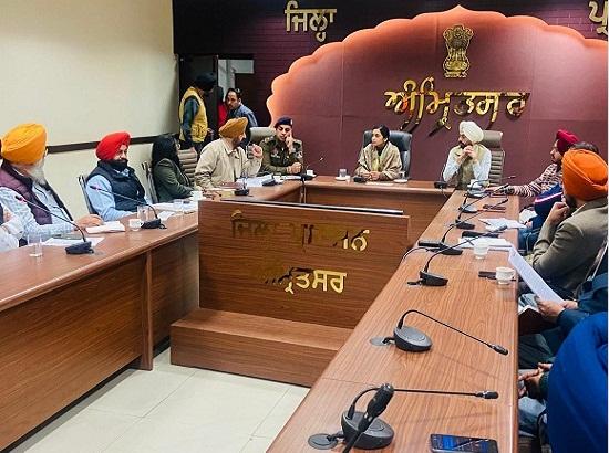 DC Amritsar, Sakshi Sawhney reviews progress on Swachh Bharat Mission Gramin (Phase-2) 