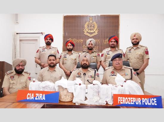Police bust drug network in Ferozepur, recover 5.765 kg heroin; 3 arrested