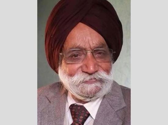 Prof Mohinder Singh Baghi (Prof. Minder) is no more, cremation today at native village