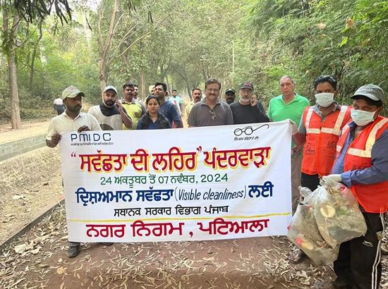 MC Patiala conducts successful plastic plogging drive collaboration with local NGOs