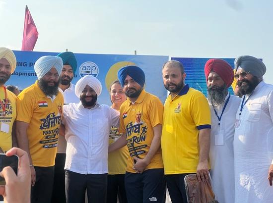 AAP Youth Wing organizes Punjab Youth Run-2026 in Mohali to raise awareness against drugs