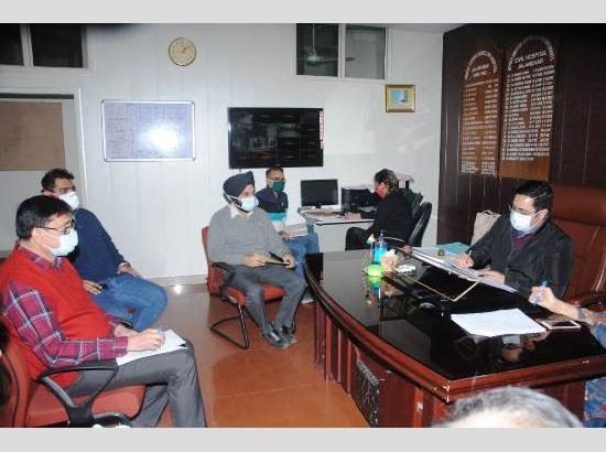 ADC reviews Covid preparedness for Level-II and level-III patients by civil hospital

 
