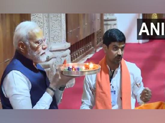 PM Modi visits Beyt Dwarka temple, to inaugurate 'Sudarshan Setu' in Gujarat