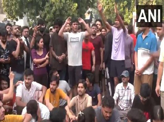 Students continue to protest in Delhi's Old Rajinder Nagar over deaths of 3 UPSC aspirants