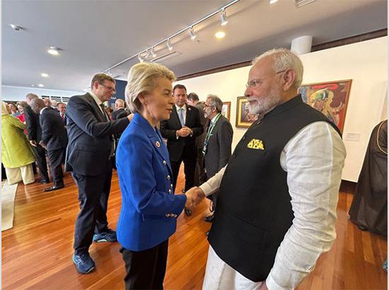 India-EU cooperation can bring stability to an unstable world: EU Commission President Ursula von der Leyen
