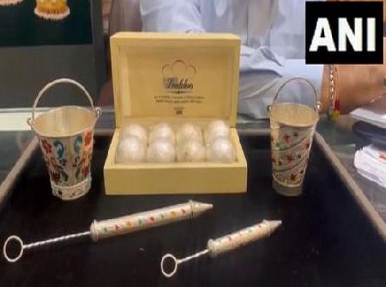 UP: Lucknow shop sells silver pichkari worth Rs 1 lakh for Holi
