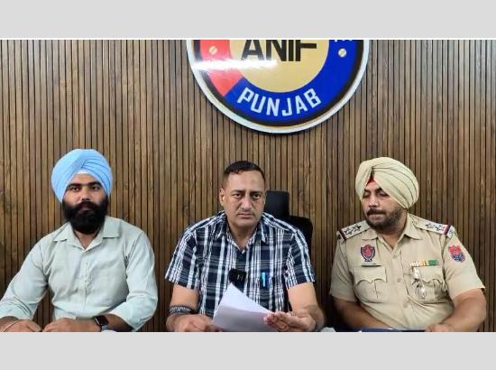 ANTF arrests 3 drug peddlers, recovers 6.155 kg heroin and 2.795 kg opium
