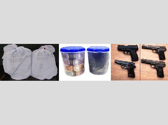 ANTF busts Narco-Hawala-Arms Syndicate; two held with drone-dropped heroin, pistols and cash