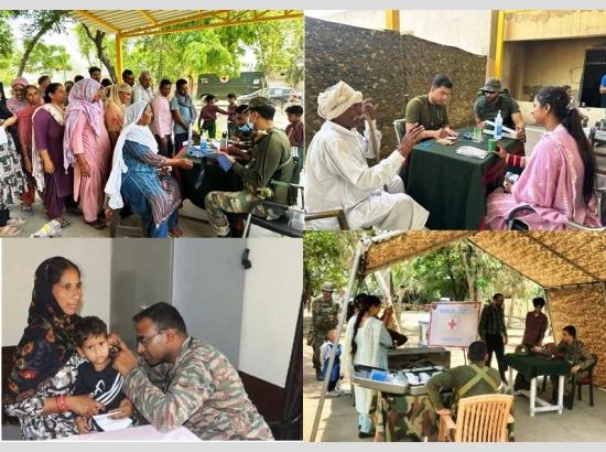 Indian Army conducts Medical Camps in border villages of Ferozepur to honour local support