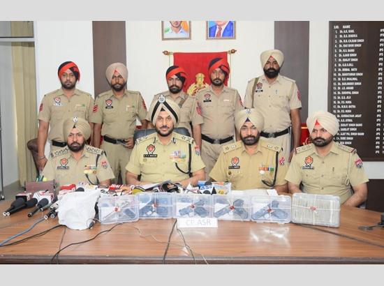 Crackdown on Global Drug Syndicate in Punjab: Arms, heroin, and Rs 9.7 lakh seized in Amritsar