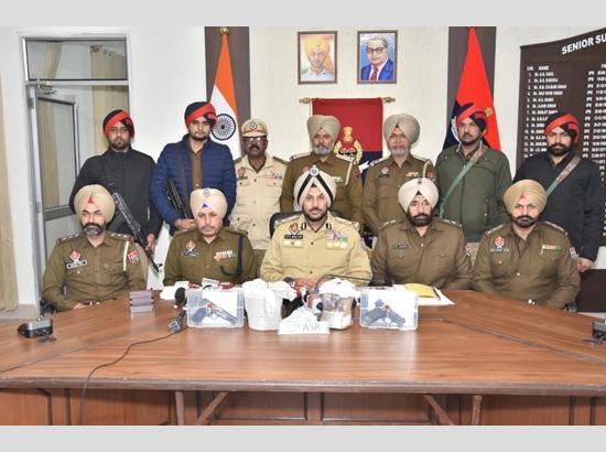 Four arrested in cross-border narco-arms smuggling case in Amritsar