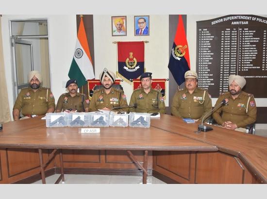 Two linked to cross-border illegal arms smuggling module held with 5 sophisticated pistols in Amritsar