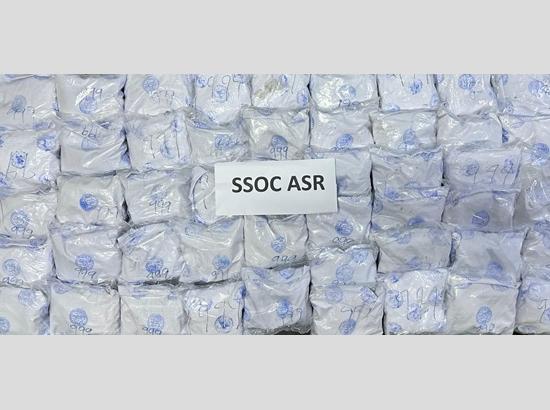 64.6 kg heroin recovered in Amritsar; Two linked to cross-border drug smuggling module held