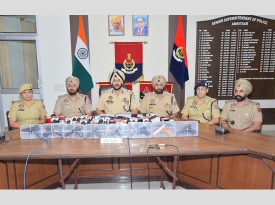 Afghan national among four linked to illegal arms smuggling and Hawala network held with 8 sophisticated pistols