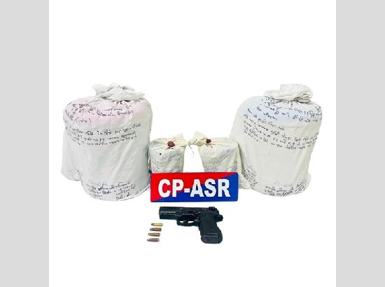 Five linked to cross-border smuggling module held with 21 kg heroin, 970 gms ICE and 1 pistol