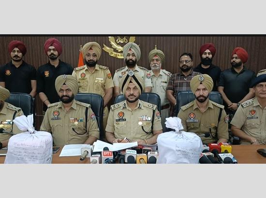Amritsar Rural Police bust two cross-border smuggling modules; 4 arrested, 15 kg opium, 10 firearms seized