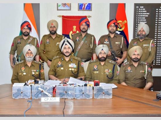 Juvenile among six linked to cross-border arms smuggling module held with five pistols in Amritsar