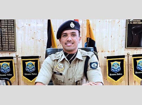 IPS Officer Abhishek Sekar assumes charge as Kullu SP