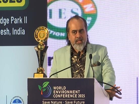 Acharya Prashant honoured with 'Most Impactful Environmentalist' award on World Environment Day