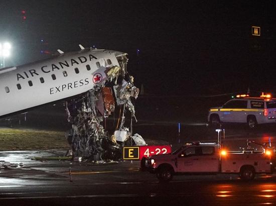 Six injured in Air Canada Express plane collision at New York's La Guardia's Airport