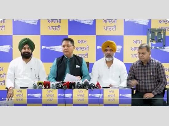 Forged Rajya Sabha Nomination Row Sparks Clash Between Chandigarh and Ropar Police; Aman Arora Accuses BJP, Chd Police of Shielding Accused ( Watch Video )