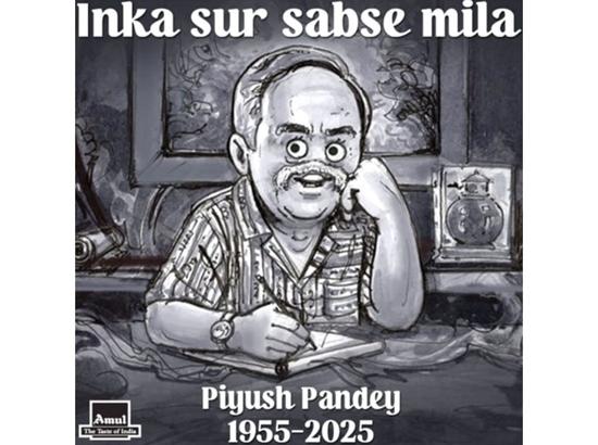 Amul pays tribute to ad icon Piyush Pandey with special doodle