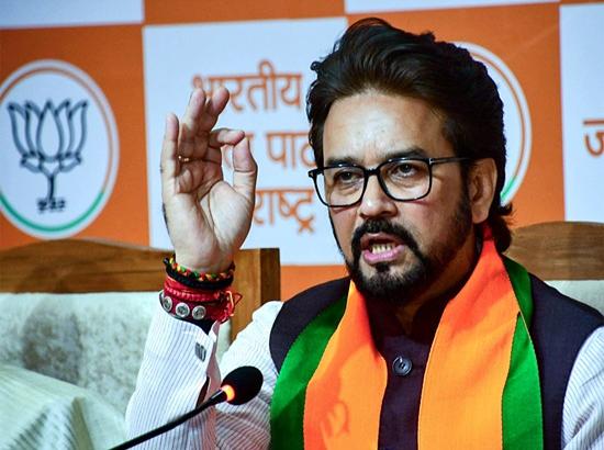 Anurag Thakur unanimously elected as President of Himachal Pradesh Olympic Association