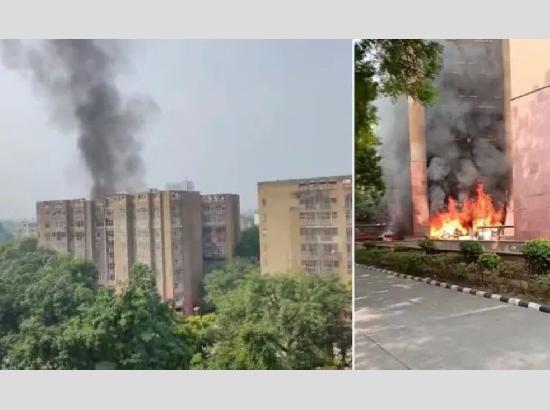 Breaking: Massive fire erupts at MP’s apartment complex in New Delhi