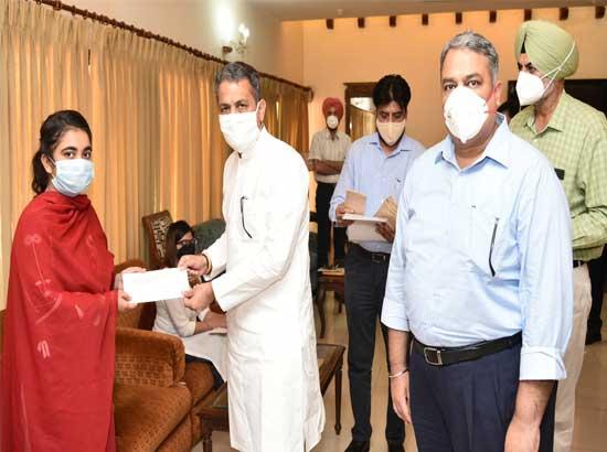 Singla hands over appointment letters to 56 newly-appointed employees in PWD and Education